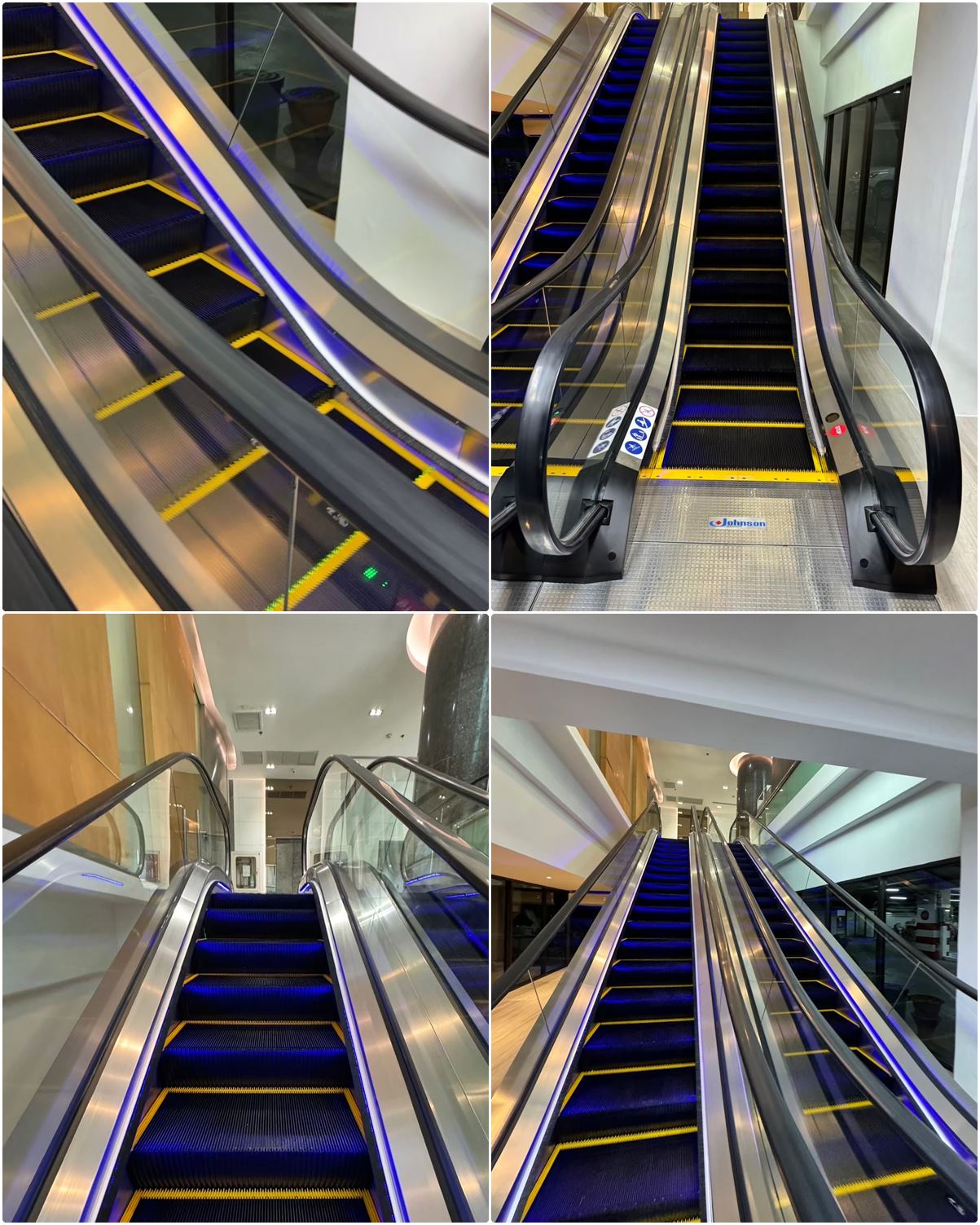 บันไดเลื่อนพร้อมไฟเปลี่ยนสีได้